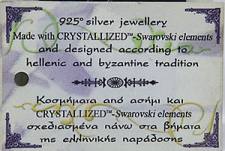 SWAROVSKI tm / Sterling Silver 925 -